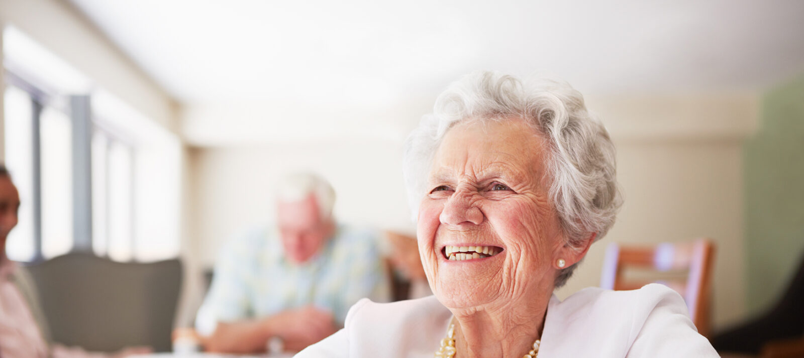 Smiling senior woman